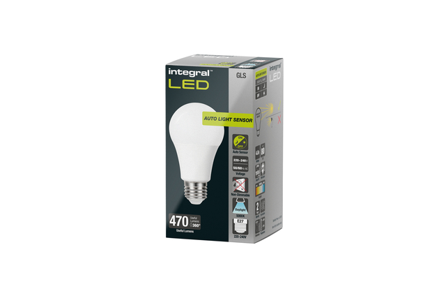 Ledlamp Integral E K Koel Wit W Lumen Dag Nacht Sensor